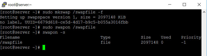 CentOS-swap-nasil-olusturulur-7